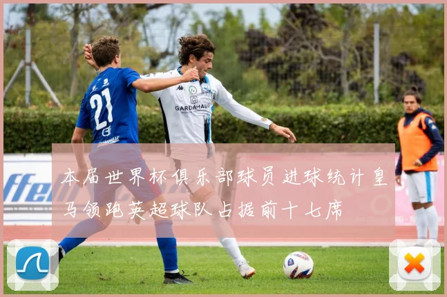 本届世界杯俱乐部球员进球统计皇马领跑英超球队占据前十七席